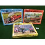 3 X Whitman Jigsaw Puzzle The Railway Series Thomas The Tank Engine 30 Large Piece Wooden Puzzle