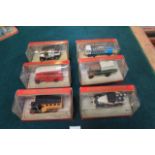 6 x Matchbox diecast Models Of Yesteryear all boxed