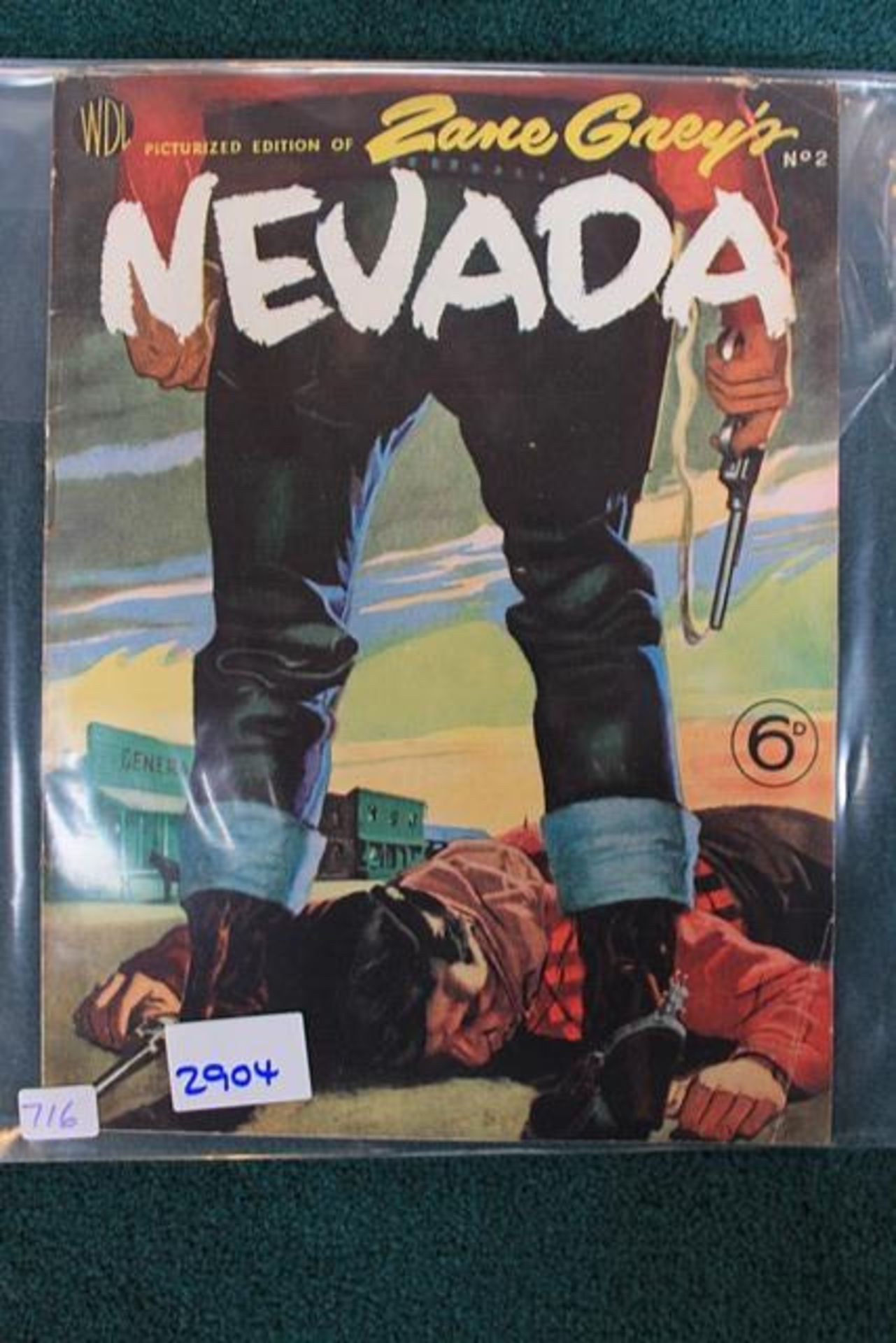 World Distributors, 1953 Series Zane Grey's Stories of the West #2 Nevada