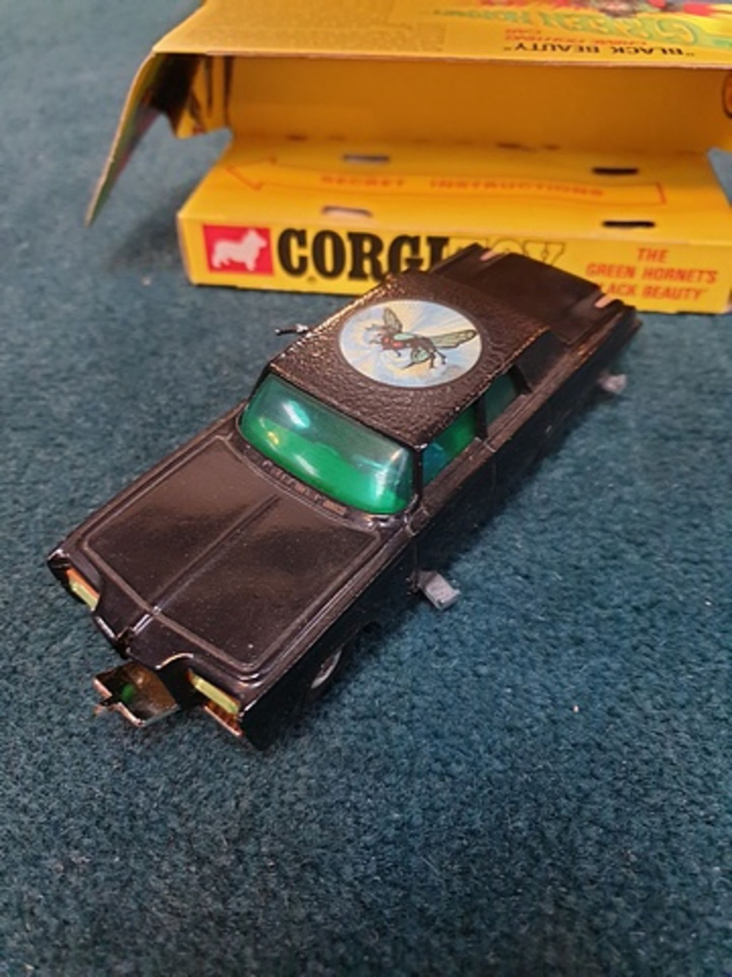 Corgi #268 Rare Diecast Black Beauty Crime-Fighting Car The Green Hornet Secret Built-In Missile - Image 3 of 3