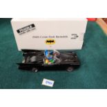 A Danbury Mint 1960's Comic Book BATMOBILE 1/24 Scale Model With Batman & Robiin Figures Complete