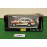 Trofeu Ford Sierra Rs Cosworth With Racing # 25 Rally De Portugal 89 Complete With Box