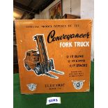 Victory / Owen Conveyancer Fork Lift Truck Model Battery Op Orig 1960s Very Rare Complete With