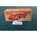Norev (France) #12 Maserati Sport 200SI In Red With The White # 6 Scale 1/43 Plastic Complete In