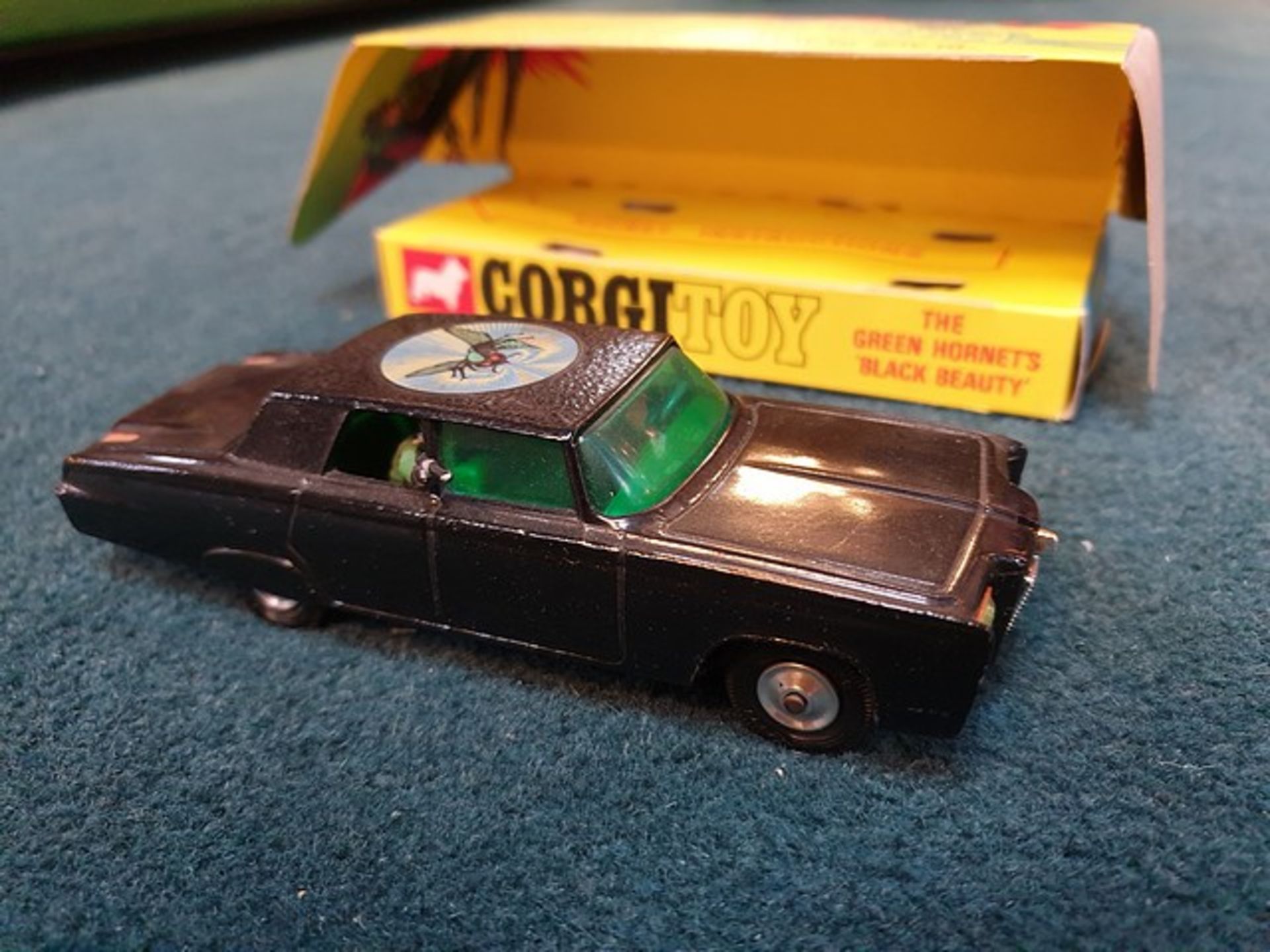 Corgi #268 Rare Diecast Black Beauty Crime-Fighting Car The Green Hornet Secret Built-In Missile - Image 2 of 3