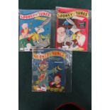 3 x Issues Looney Tunes 1953 Comic Bugs Bunny issue number #1, #2 and issue #4 (Loc 639, 640, 641)