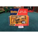 Dinky Toys Diecast # 437 Muir Hill 2WL Loader Yellow Complete With Box