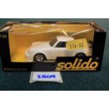 Solido (France) #68 Diecast Porsche 934 In White Complete In Box