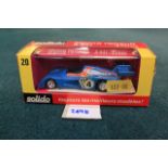 Solido (France) #20 Diecast Alpine Renault A441 2 Litres Blue With Racing Number Scale 1/43 Complete