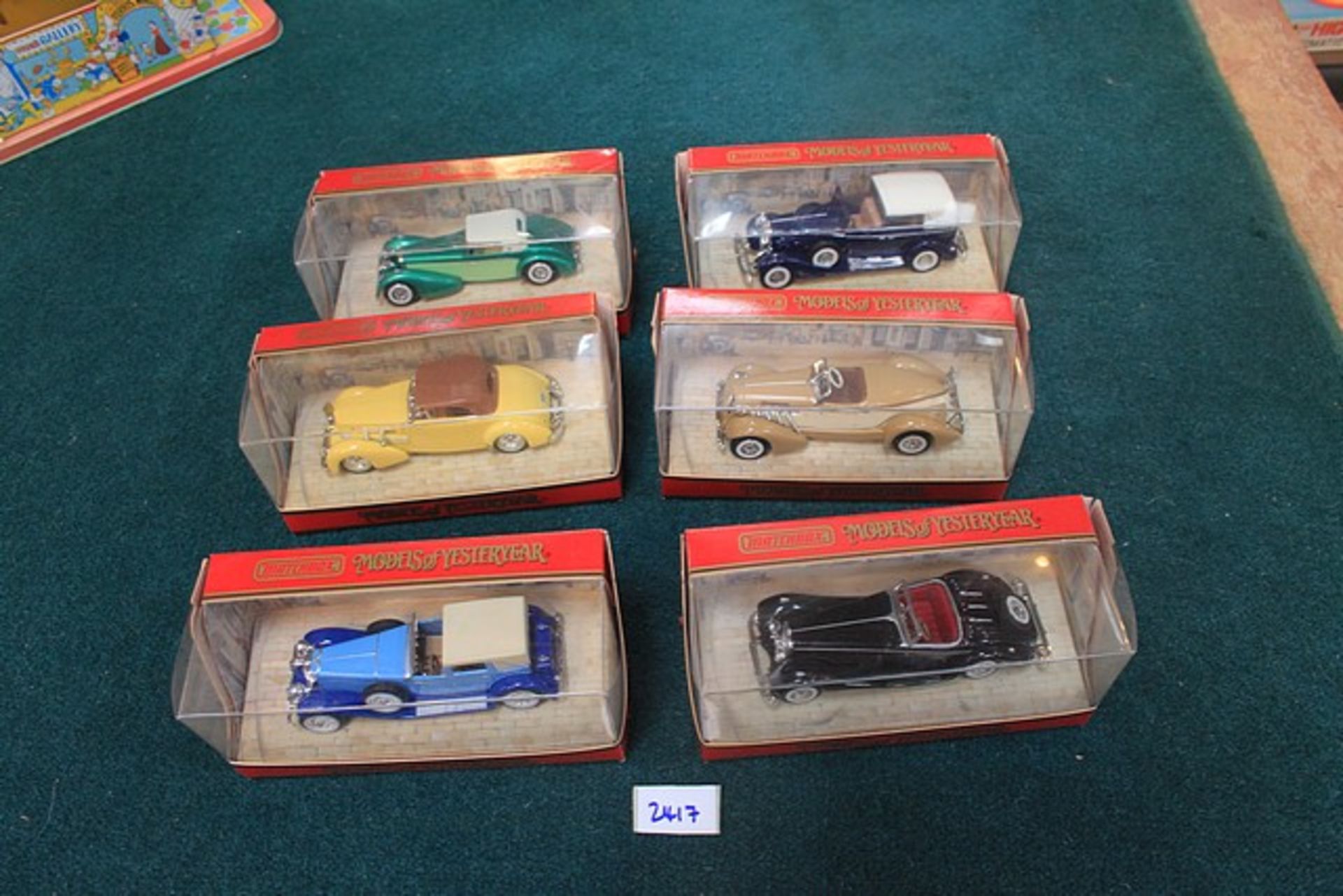 6 x Matchbox diecast Models Of Yesteryear all boxed