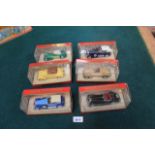 6 x Matchbox diecast Models Of Yesteryear all boxed