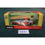 Solido (France) #17 Diecast Golf Mirrors In Orange And Blue With Racing Number 5 Scale 1/43 Complete