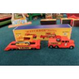 Matchbox Lesney Diecast # K-8 King Size Tractor And Transporter Complete With Box Mint