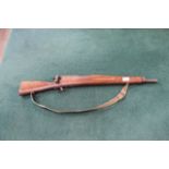 Vintage Toy Working Bolt Action Rifle