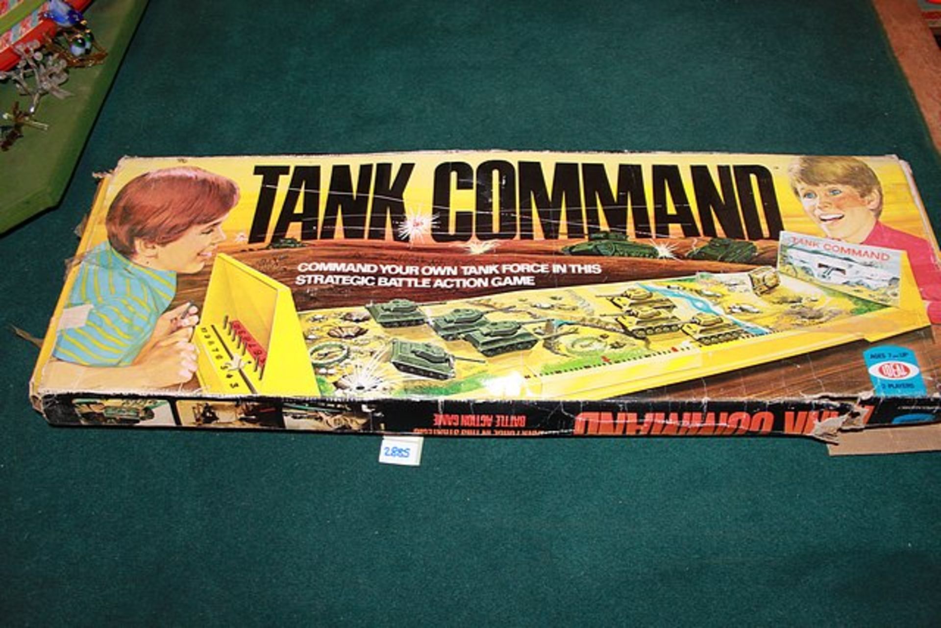 Ideal Strategic Vintage 1975 Tank Commander Battle Complete With Box. Box Is Damaged.