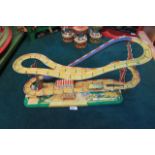 Technofix #316 Big Dipper Roller Coaster Tin Litho Playset 1960s