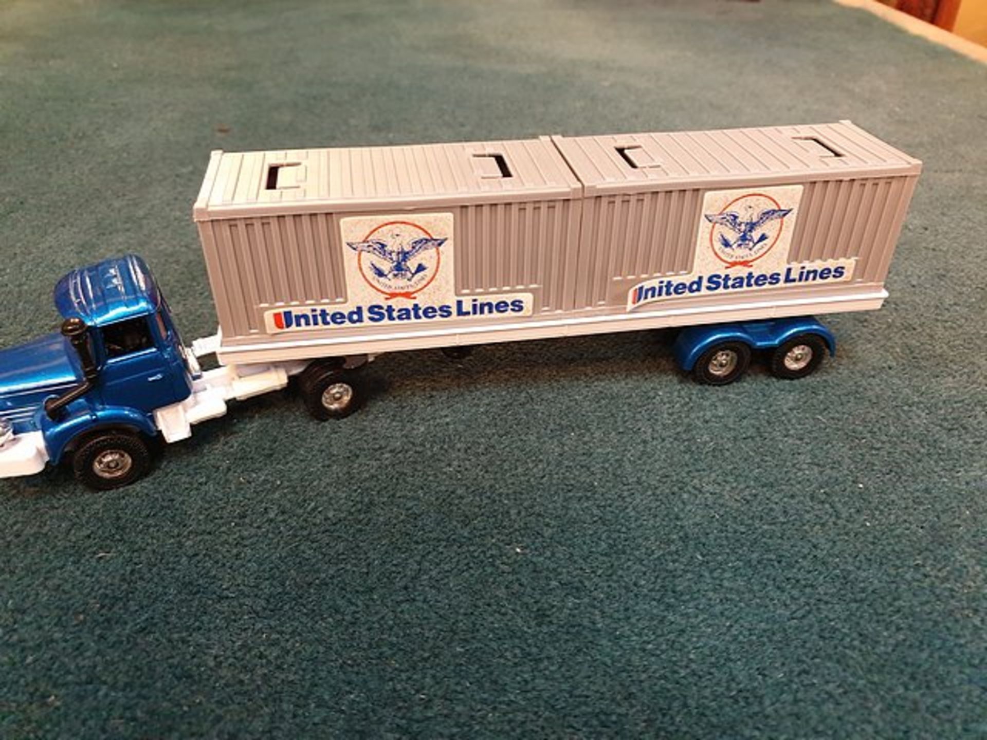 Corgi Major Toys #1107 Berliet Container Truck United States Lines Complete With Box - Image 3 of 3