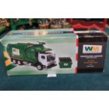 First Gear 2002 Waste Management Front End Loader Green 1:34 Scale Diecast Truck Complete With Box