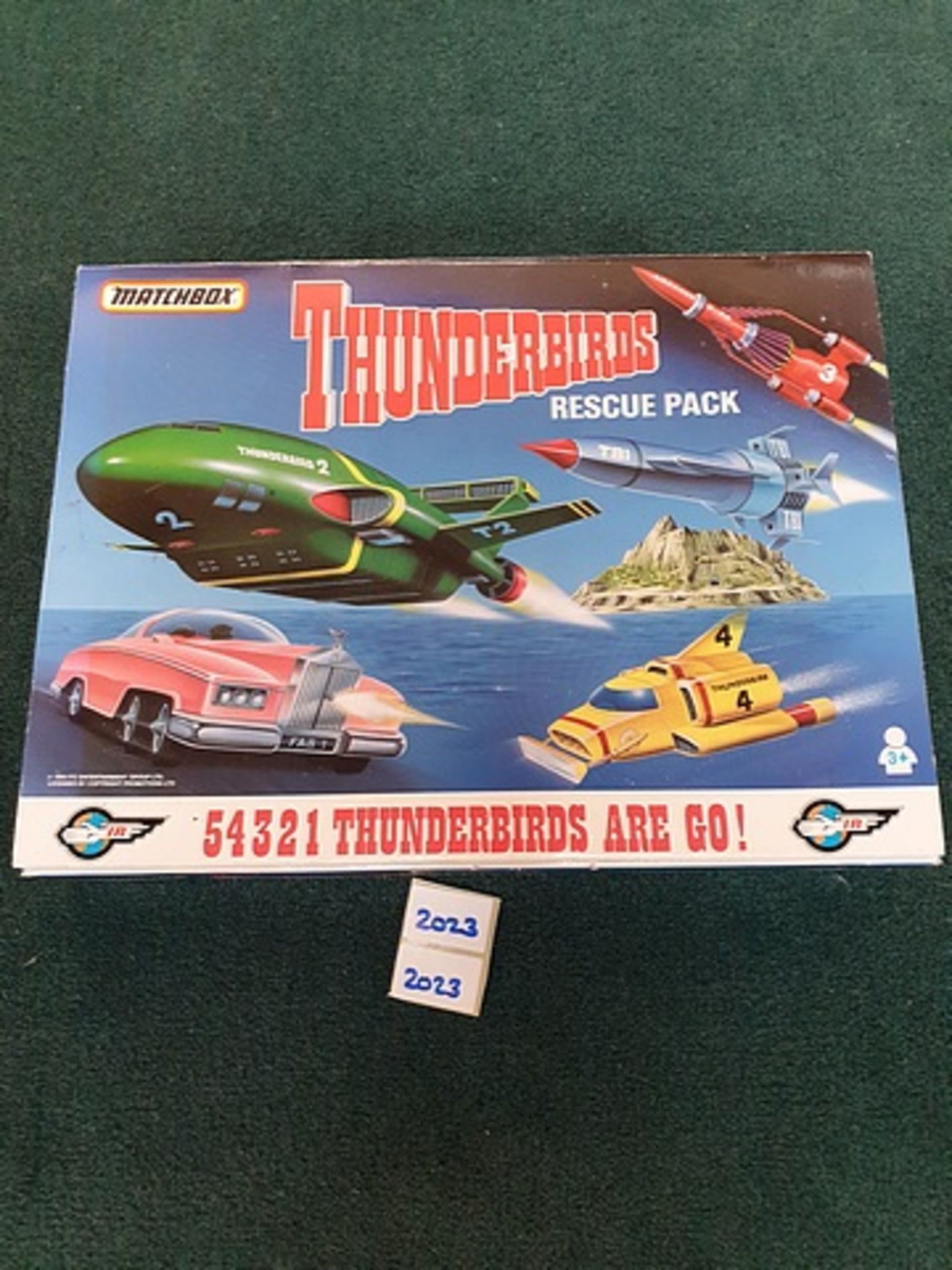 Matchbox Tb-700 1993 Thunderbirds Rescue Pack 5-Piece Set Containing Thunderbird 1, Thunderbird 2
