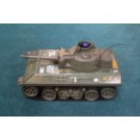 Joustra (France) #701 Sparkling "Tchad" Tank. Complete With Box & Key Length S About 8 Inches And