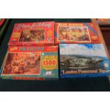 4 X Various Jigsaw Puzzles. 2 X 1200 Pieces And 2 X 1500 Pieces