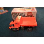 Marx Battery operated Power-Mite Dump Truck complete with box