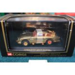 Corgi # CC04203G James Bond Aston Martin DB5 Gold Goldfinger 50th Anniversary Complete With Box