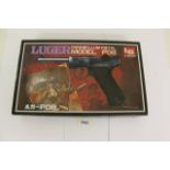 Ls (Japan) Luger Parabellum Pistol Model P08 Kit Ls 1/1 Scale Blister Card Within Original Box