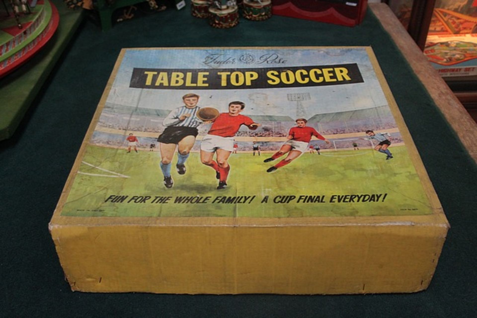 Tudor Rose tabletop soccer item number 6619 complete with box