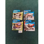 4 X Hot Wheels 159/247 70 Pontiac GTO, 120/247 Muscle Mania - Ford 12, 177/247 Hw Racing 12, 178/247