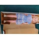 A Vintage Boxed Singing Doll Company World Famous Unbreakable Vinyl Plastic Singing And Speaking
