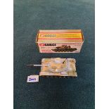 Corgi #902 M60a1 Medium Camouflage Complete With Box Measures Approximately 4.5" Long X 2" Wide X 2"