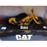 Cat Diecast One-Touch Rider Motorcycle Replica Scale 1/10 Complete With Box
