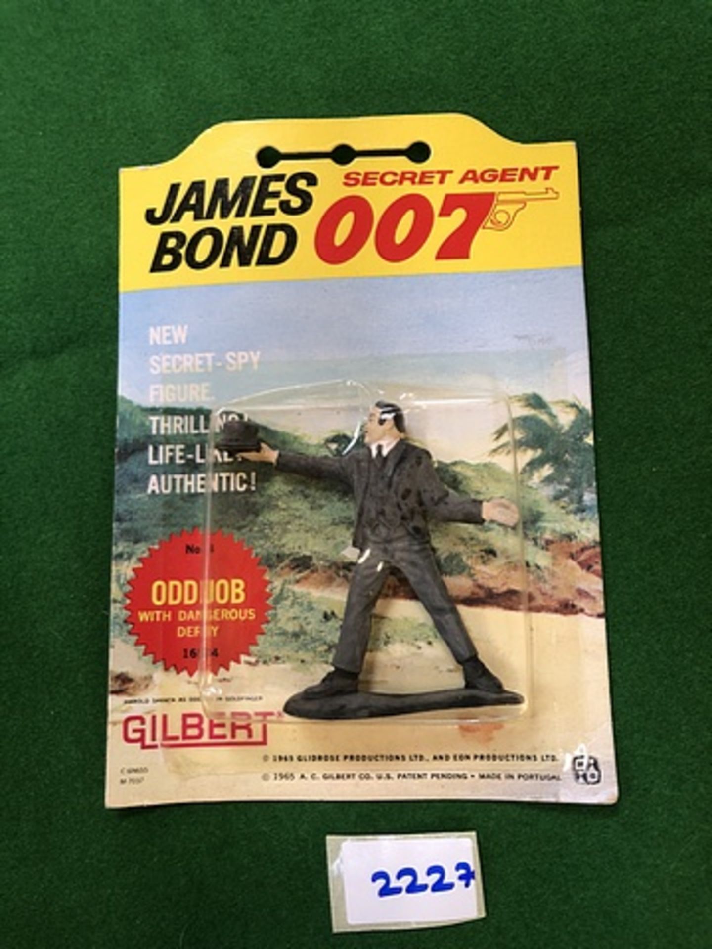 Gilbert James # 16500 Bond Secret Agent 007 New Secret Spy Figure Number 4 Odd Job With Dangerous