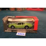 Solido (France) #192 Diecast Renault Alpine A 310 In Green Scale 1/43 Complete With Box