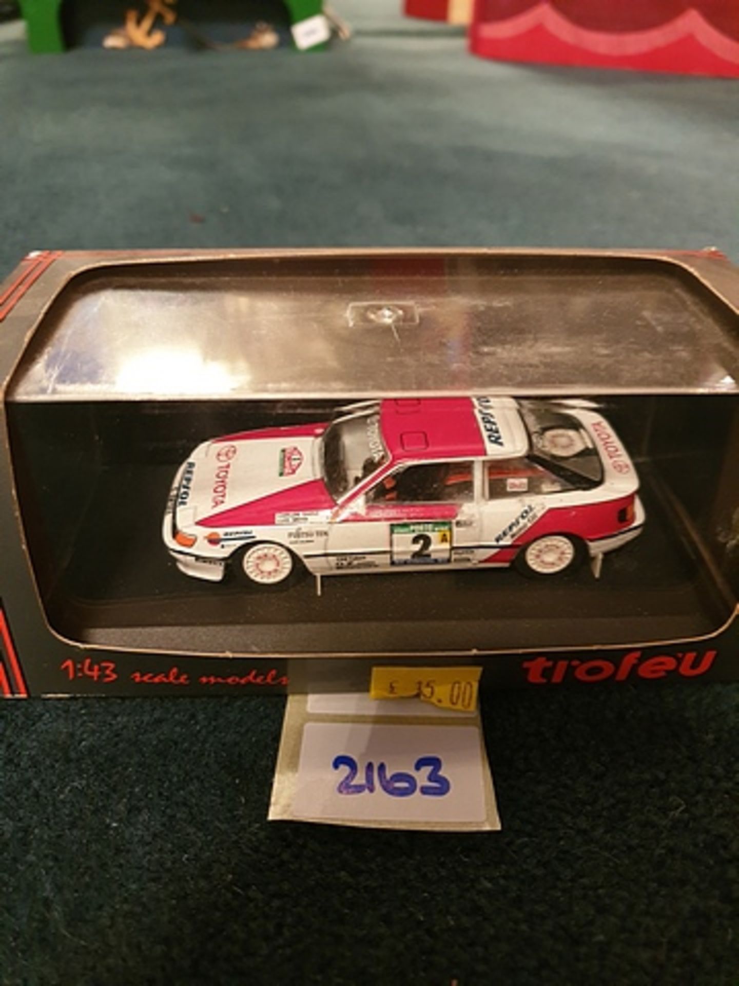 Trofeu #026 Toyota Celica Gt4 Portugal 1991 Diecast Complete In Box