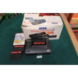 SEGA Master System II With 1 Controller 4 Games Super Kick, Lemmimgs, Summer Games, California Games