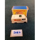 Matchbox Lesney # 62 Diecast Rentaset TV Service Van With no Red Plastic Ladder 1963 - 1968 Complete