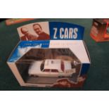 Corgi #00502 Diecast Z Cars Ford Zepher 6 MKIII Police Car Complete With Box