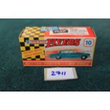 Lone Star Flyers #10 Diecast Jaguar Mark X In Blue And Orange Interior With Low-Friction Race Wheels