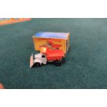 Matchbox Lesney diecast # 16 Scammell Mountaineer Snowplough Complete With Box (Box Is Damaged)