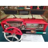1960s Vintage Boxed Battery Operated 1960 Playmobil Car Model Toy Car Dashboard Simulated Drive
