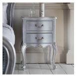 Chic Bedside Table Silver Handcrafted with exquisite attention to detail, the Chic range in Silver