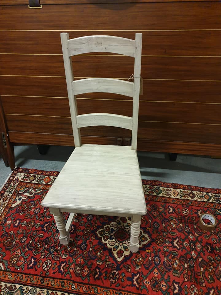 A Pair of Farmhouse Dining Chair A Rustic Take On The Traditional Ladder-Back Dining Chair, This