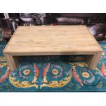 Portrait Coffee Table Sandshore Collection Is Made From Solid Oak And Has Been Bleached Achieve A