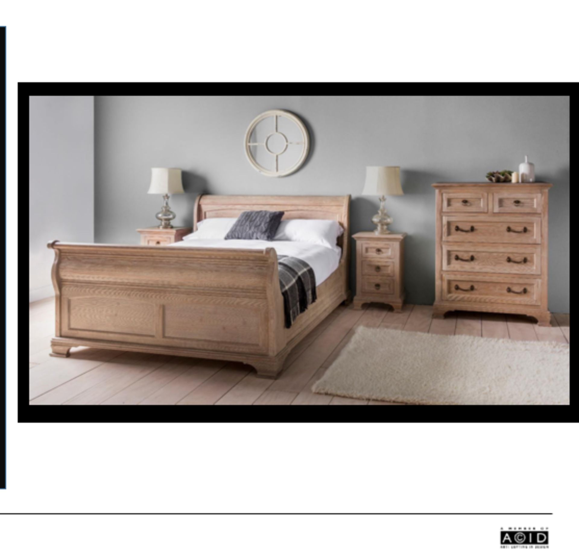 Provencale King Size Bed (mattress not included) Sumptuously elegant The Provencale High end