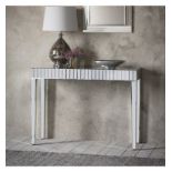 Sorrento Console Table This glass on glass console table is the perfect way to brighten up any room;