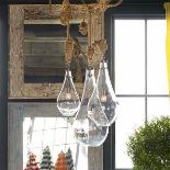 Phyllum Pendant 50cm Clear The Shape Of The Phylum Emulates The Idea Of A Water Droplet Suspended In
