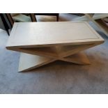 Andrew Martin Vita Coffee Table An Elegant X Leg Neutral Coffee Table With An All Over Antique