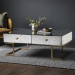 Amberley 4 Drawer Coffee Table Add A Touch Of Decadence And A Sophisticated Atmosphere To Your